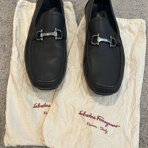 Salvatore Ferragamo Men's Black Loafers